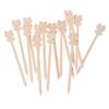 36 Pcs Disposable Bamboo Skewers Food Picks Buffet Cupcake Fruit Fork Party Cake Dessert Salad Vegetable Sticks Toothpick Tools
