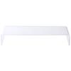 Bonarca Monitor Stand Acrylic is 52cm Clear Transparent Tabletop 50cm Width Depth 19cm Desk Stand Computer Stand PC Stand Keyboard Storage Desk