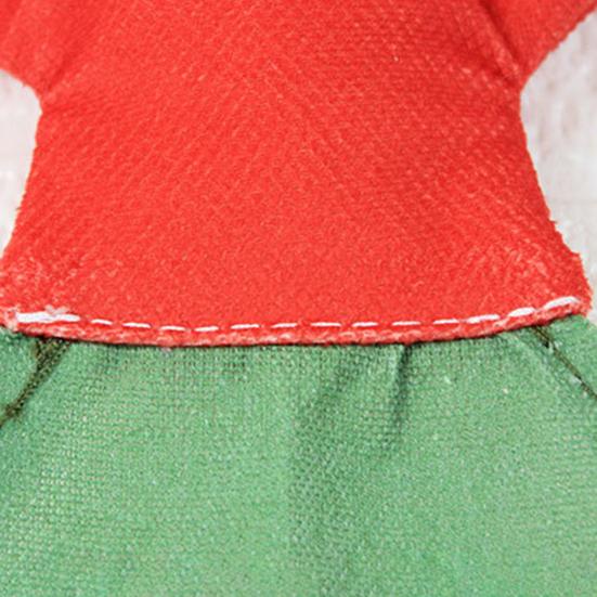 Fabric Christmas Advent Calendar with Pockets 25 Days Christmas Tree Countdown Calendar Wall Door Hanging Bag for Holiday Decoration