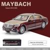 Maybach S600 Alloy Six-Door Model Car Ornament for Interior Decor