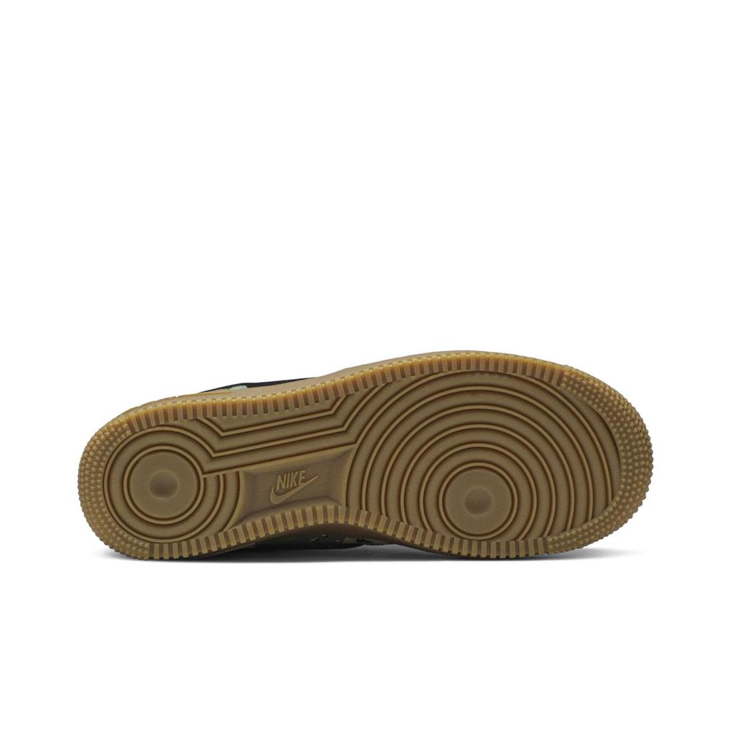 Nike Air Force 1 Low QS 'Chicago' (Unisex) Black / Black / Green Spark Skateboard Shoes CT8441 002