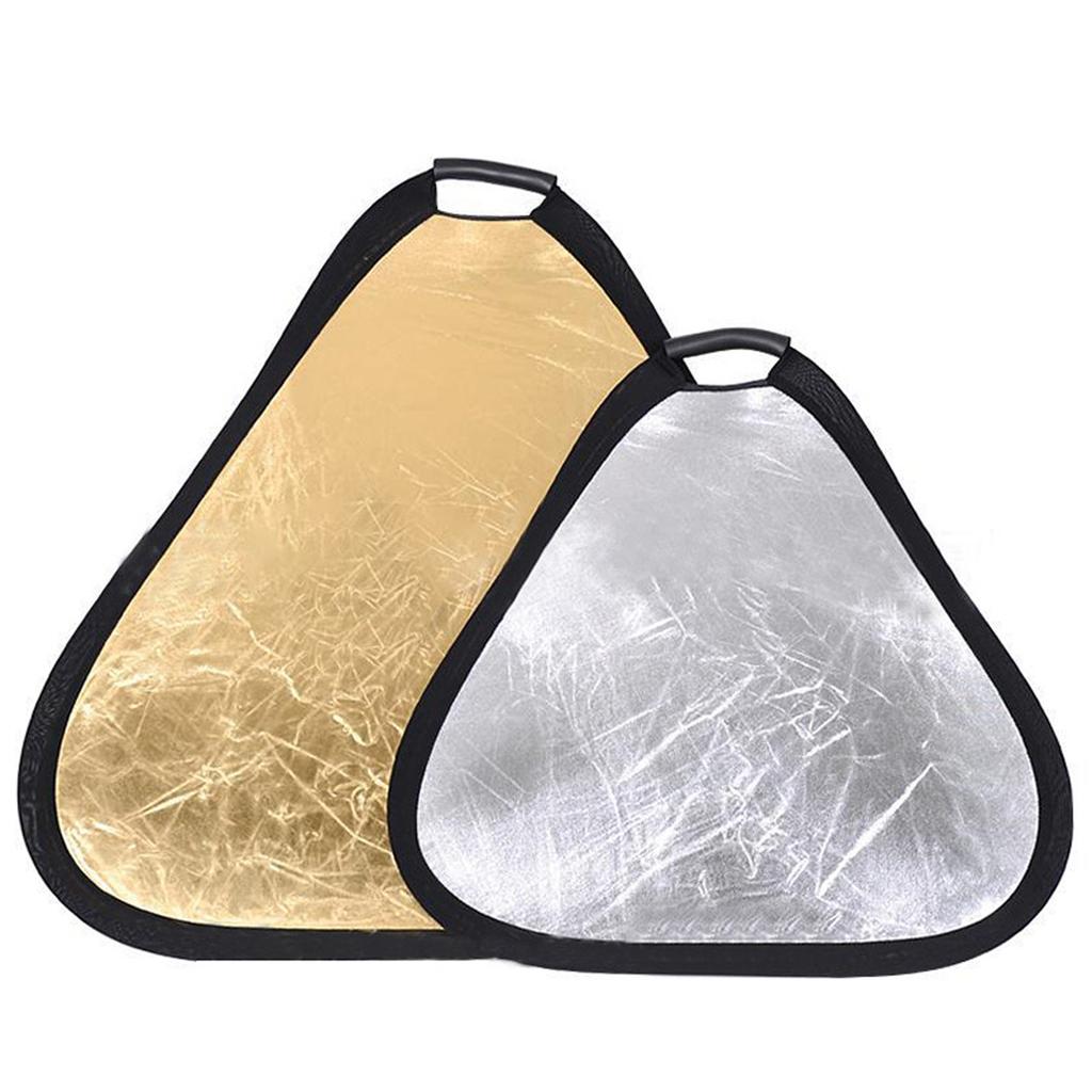 30cm/60cm/80cm Photography Light Reflector Photo Reflector Board For Studio Triangle Photography Accessories