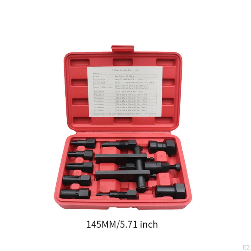 Wheel Bearing Puller Tool Set Versatile Use Universal Portable Remover Installer for Car