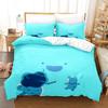 3D Anime Bee And Puppycat Bedding Set Single Twin Full Queen King Size Bed Set Adult Kid Bedroom Duvet Cover Sets Home Textiles