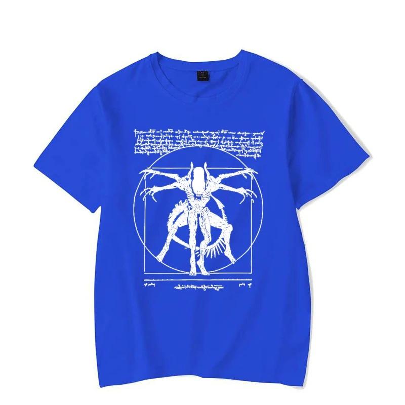 2026 Alien Men's T-Shirt - Gamer T-Shirt Da Vinci Print Women Tops Fashion Tshirt Hip Hop Streetwear Oversized Tshirt Short Sleeve Casual Clothing