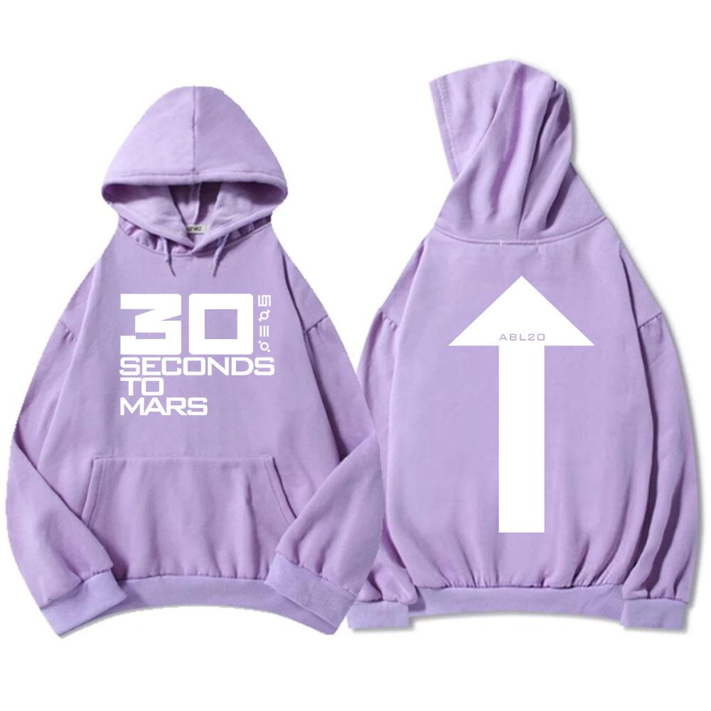 A BEAUTIFUL LIE 20TH ANNIVERSARY ROSE HOODIE THIRTY SECONDS TO MARS Band Graphic Sweatshirts Autumn Fleece Male Pullovers Unisex