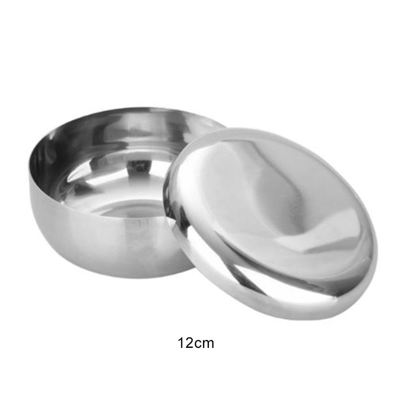 Tableware Bowl Steamed Rice Bow 1pc 65g Bowl Lid Capacity 170ml 320ml 420ml L Kitchen Single Layer Stainless Steel