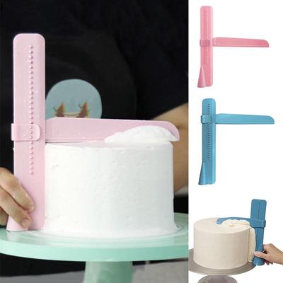 Kek Kazıyıcı Pürüzsüz Ayarlanabilir Spatula Kek Kenar Pürüzsüz Krem DIY Bakeware Aracı