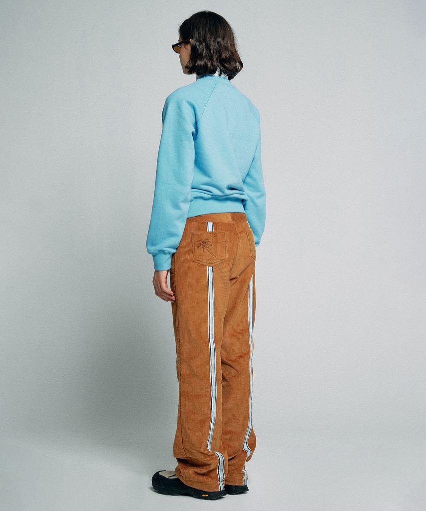 SCULPTOR Taped Corduroy Beach Pants Carmel