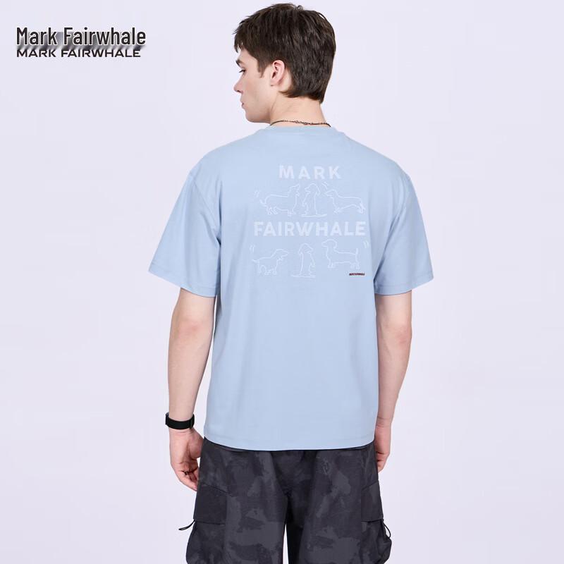 Mark Fairwhale Men s Embroidered Print Short Sleeve T-Shirt 2XL