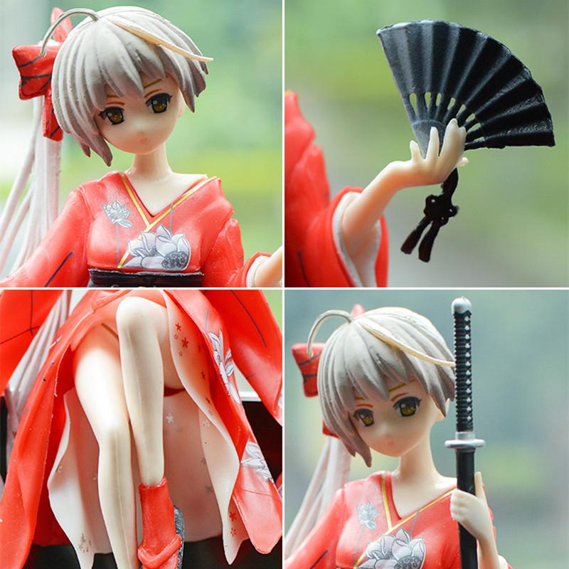 Japan 13CM Yosuga no Sora Figure PVC Action Anime Collection Peripherals Doll Model Toys Kimono Sora Figure for kid gift