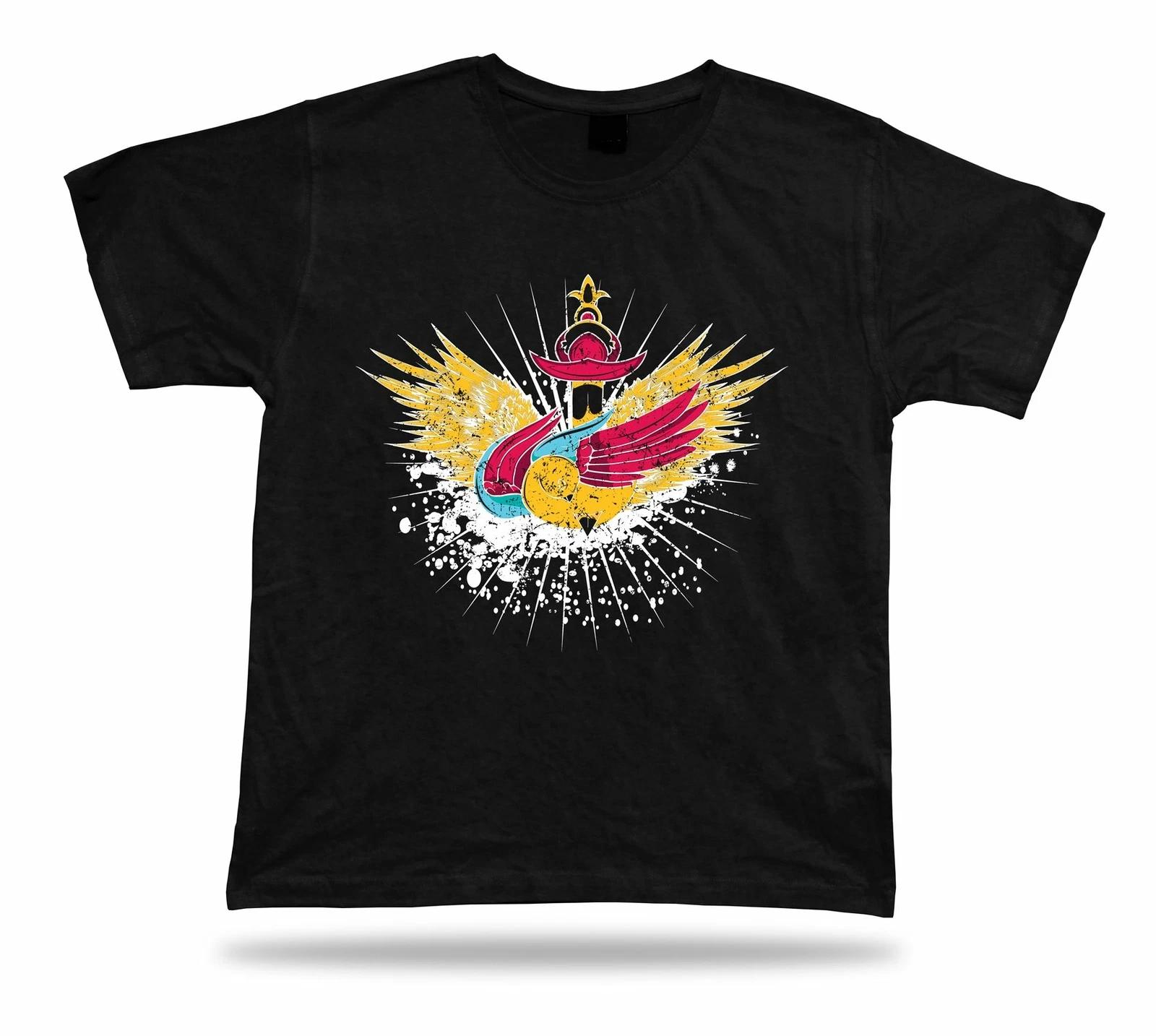 Stabbed Golden Bird Wings cool awesome t shirt tee modern design gift apparel M