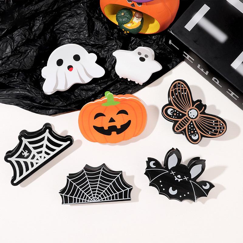 Kreative Halloween Acryl Hai Haarklammer - Damen Einzigartiges Hochsteckfrisur-Accessoire