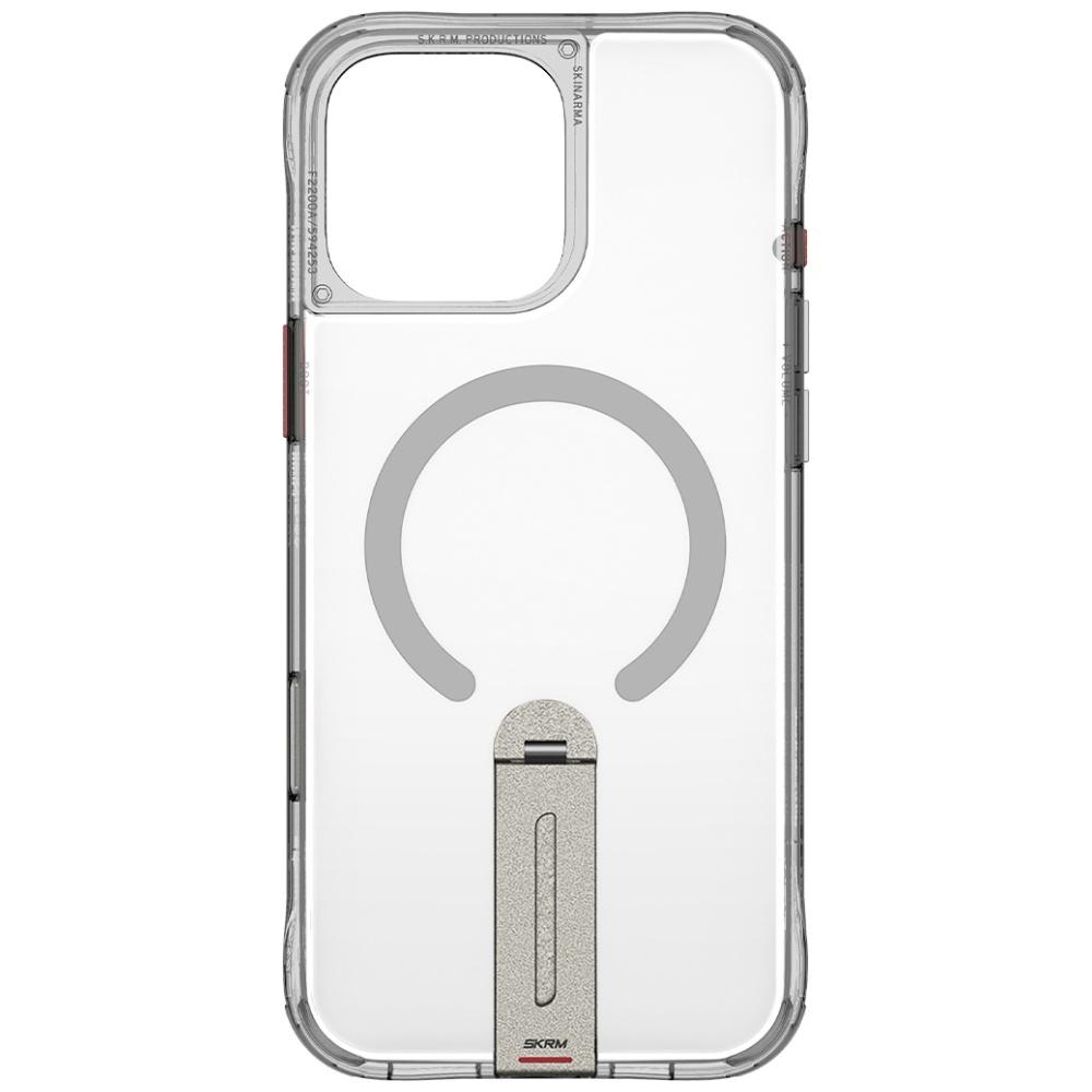 Etui Do iPhone 16 Pro Skinarma Magnetic Charging Stojak Tytanowy
