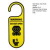 Toilet Door Knob Hanger Single-Sided Do Not Open Bathroom Door Warning Sign All Standard Doors Handle Hanging Decoration