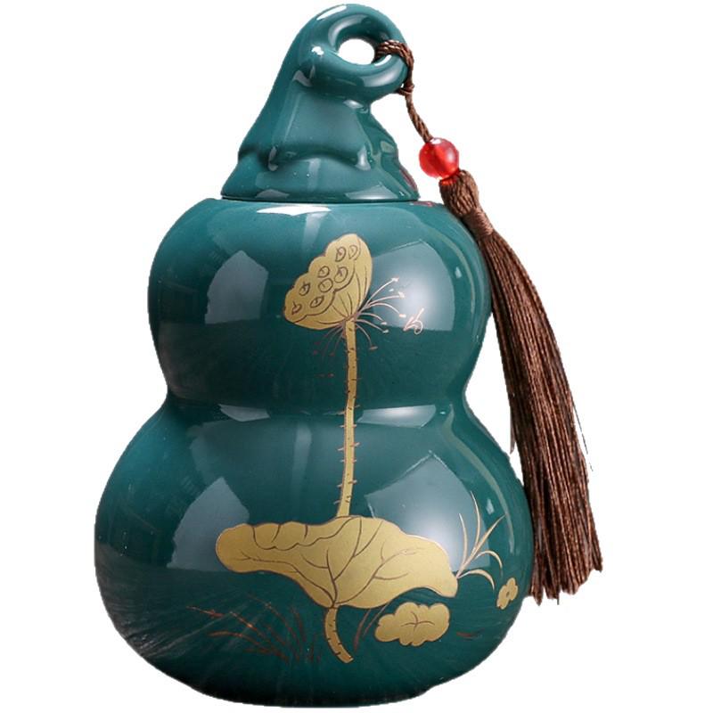 Glücksbringende Keramik-Kürbis-Ornament für die Heimdekoration