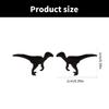 4 Pairs Dinosaur Earrings Fun Stainless Steel Ear Studs Dinosaur Ear Jewelry Suitable for Fashionable Teens Present