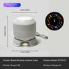 Snowflake/Starry Ocean Projection Night Light 161° Rotating Dynamic Christmas Projector Lamp Festival Gift Christmas Decorative