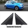 Exterior Mirror Molding Triangle Panel Left Right 735455792 Auto Accessory for 2007-Up Vehicle Car Parts for Fiat 500