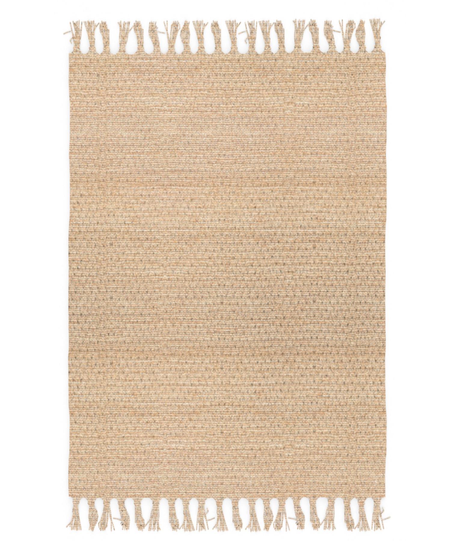 

Карнавальный натуральный джутовый соломенный ковер с бахромой