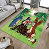 Butterflies Friends Carpet For Playroom Bedroom Living Room Sofa Home Decorkids Game Area Rug Nonslip Floor Mat
