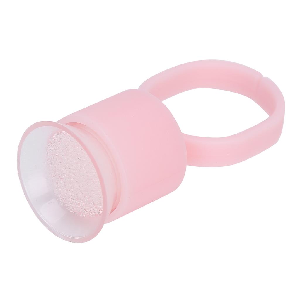 100pcs Tattoo Ink Ring Cup Disposable Microblading Pigment Cup Holder with Sponge