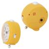 Casio Alarm with Snooze Clock, Yellow, Analog, Compact, Light, TQ-149-9JF