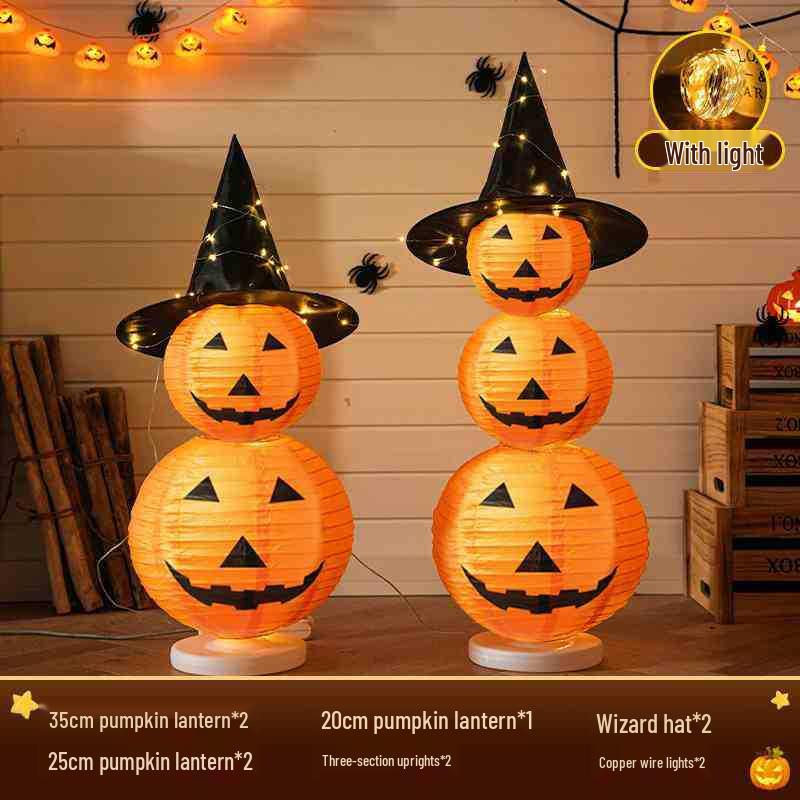 Halloween Luminous Pumpkin Lanterns for Bar and Kindergarten Decor