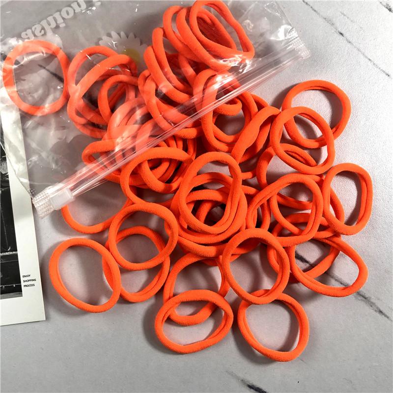 20/50 STÜCKE/Set Haargummis für Frauen Mädchen Basic Haargummis Seile 4cm Einfaches Elastisches Stirnband Haarschmuck Pferdeschwanzhalter