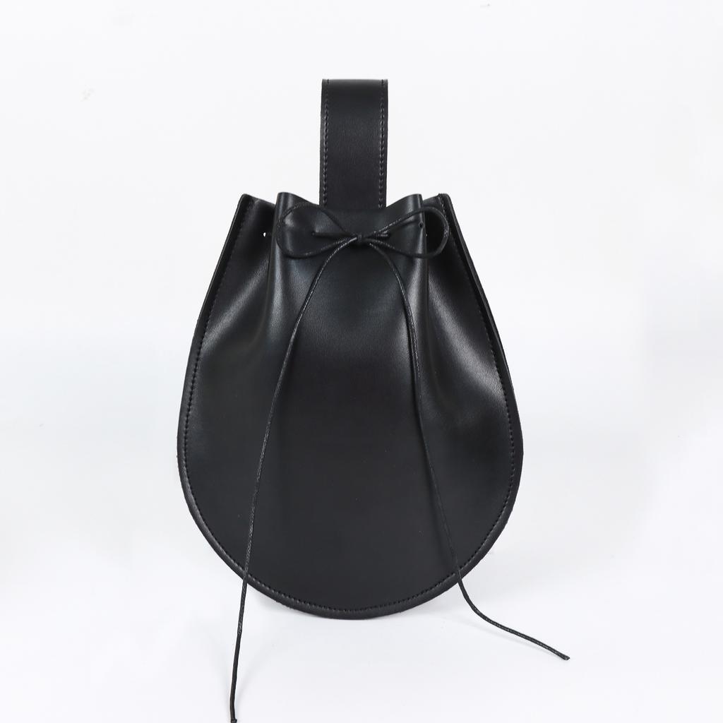 Middelalder Lær Belteveske Oppbevaringsveske Ridderpung Halloween Tilbehør Cosplay Rekvisitter