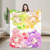Pretty Cure Blanket Picnic Flannel Throw Blanket For Outdoor Soft Warm Quality Bedspread Gift