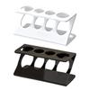 Modern 3D Printed Toothbrush Stand Organizers For Electric Brushes And Mouth Care Products In Delicate Black Or White