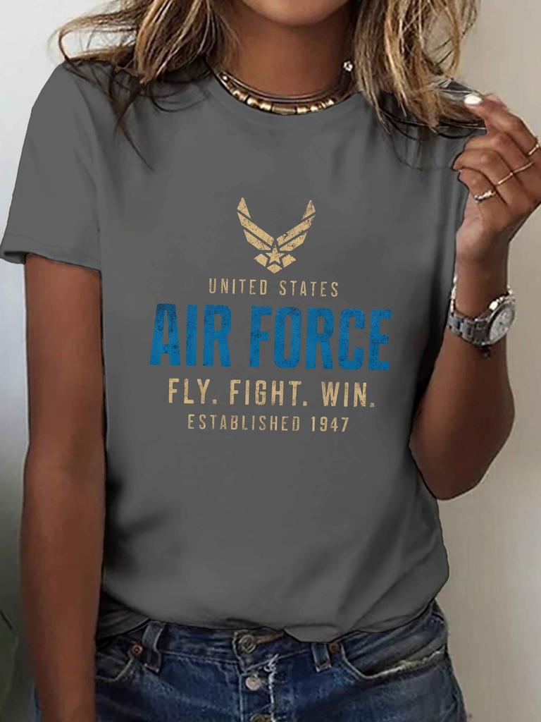 United States Air Force Fly Fight Win Established 1947 T-shirt