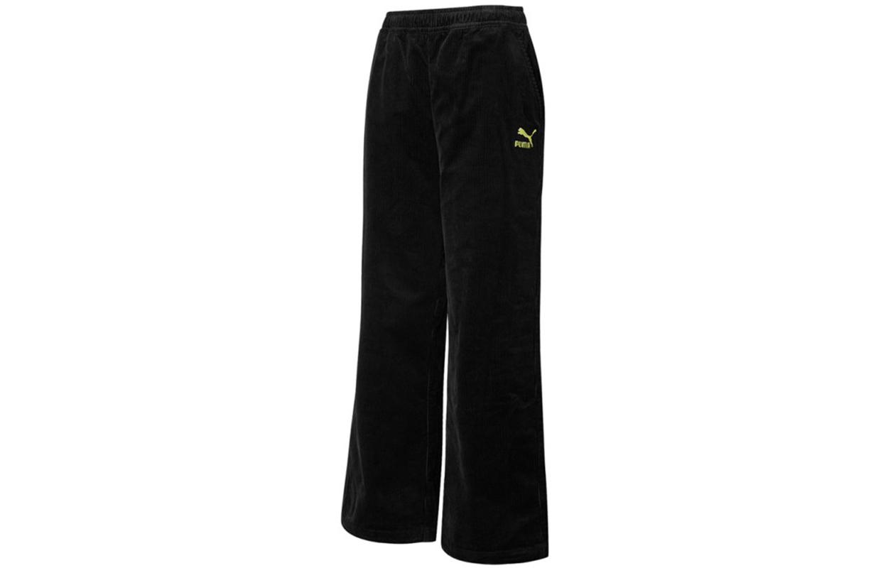 PUMA Casual Pants Women s Black Moderate Straight Fit Pants 534754-01 L