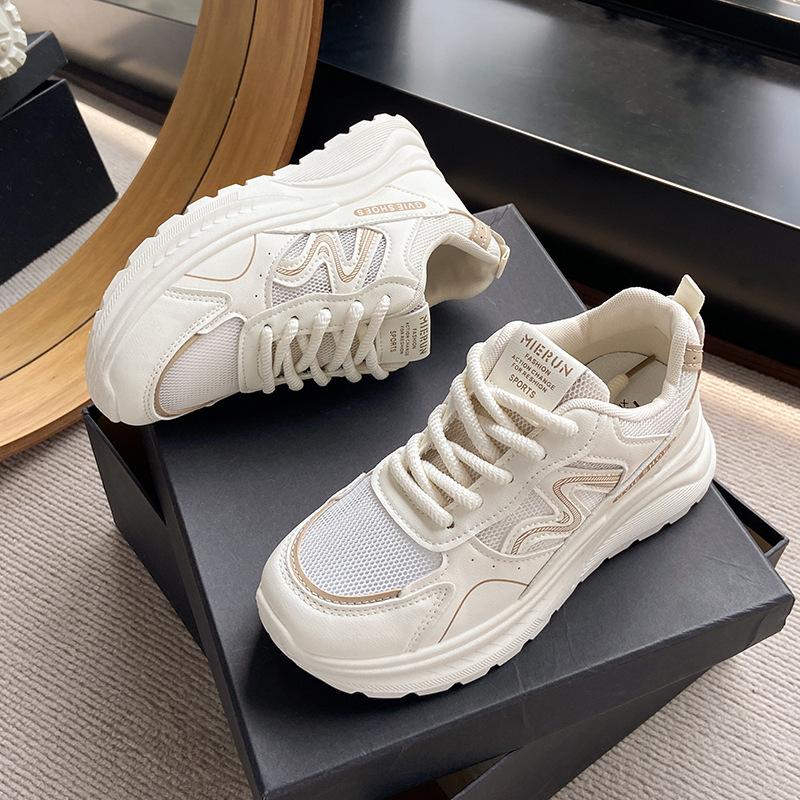 

Thick-soled lightweight dad shoes, new summer mesh fashion casual sports shoes, not tired feet versatile running shoes 40