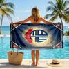 Bolton Wanderers FC Print Quick Dry Beach Towel Microfiber Absorbent Portable Travel Swimming Towel