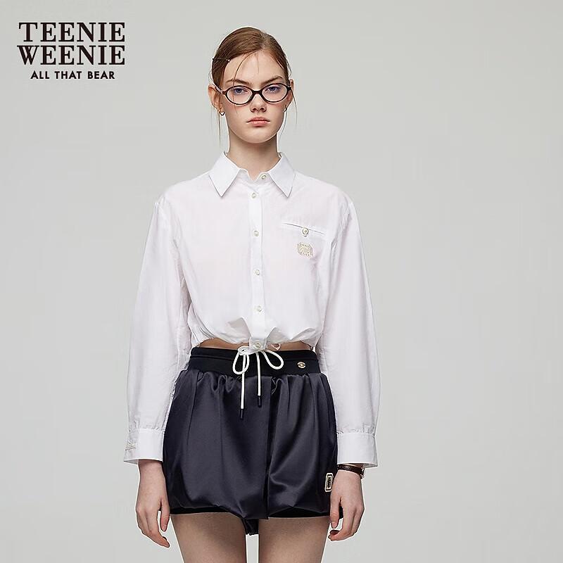 Teenie Weenie Women s Casual Drawstring Shirt L