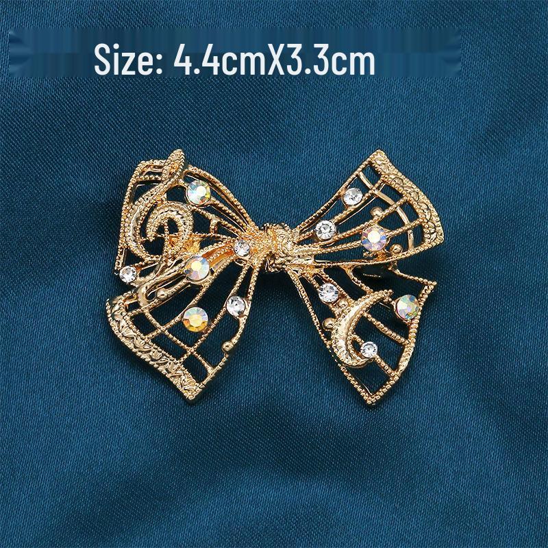 Elegante Broche de Borboleta de Pérola: Broche Versátil Anti-exposição para Vestuário Feminino da Moda