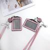 Necklace Strap Retractable Badge Reel Bling Crystal ID Card Holder  Office Supplies