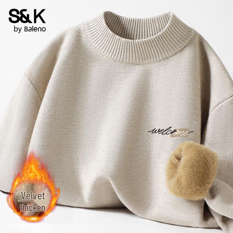 

Baleno Men s S&K Series Semi-High Neck Heavyweight Knit Pullover L