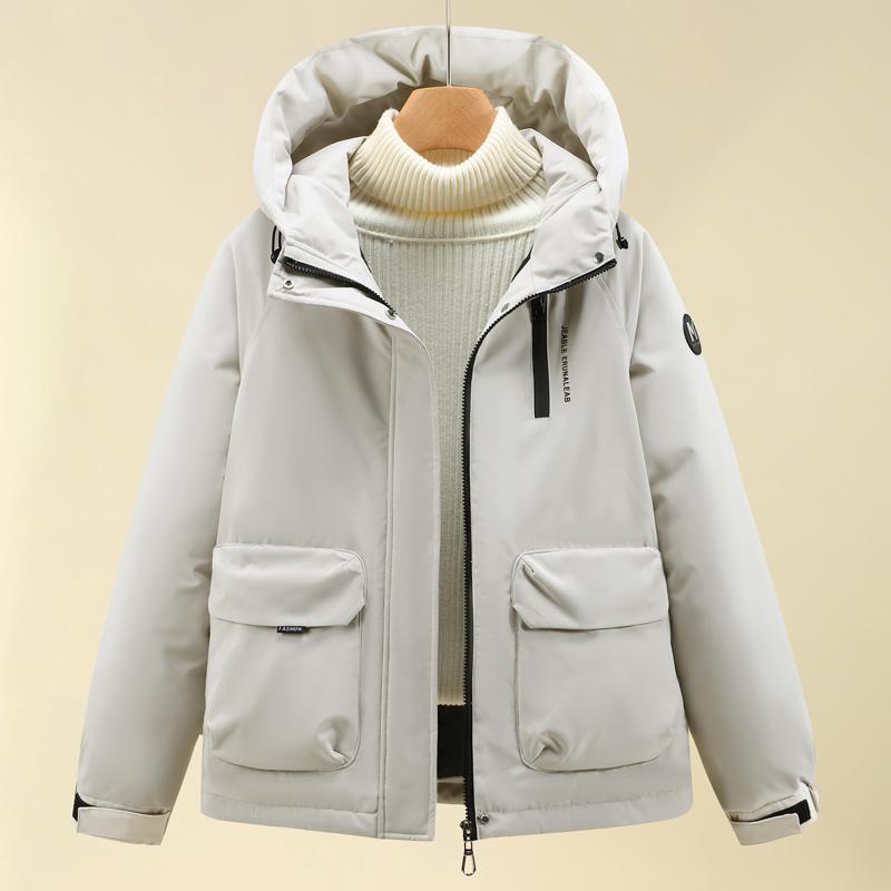 Fashion Woman Parkas Winter Short Coats Hooded Thick Warm Outerwears Women's Jackets