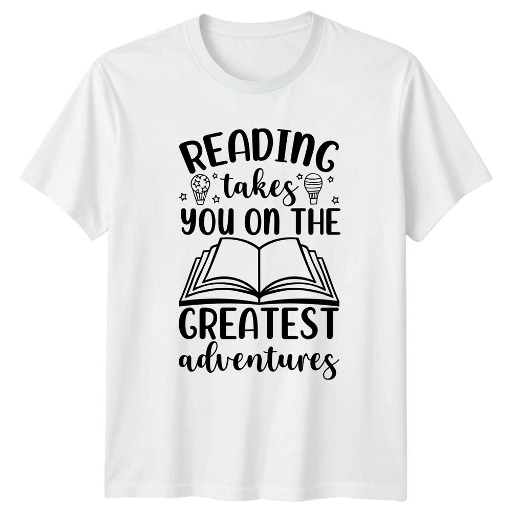Reading Takes You On The TShirt Bookworm Literacy Gift For Him And Her S