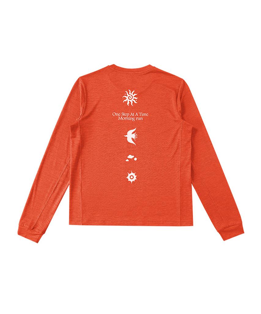 Beoteunseoul [Womens] Airlight Back Graphic Morning Run Long Sleeve (7 Colors)