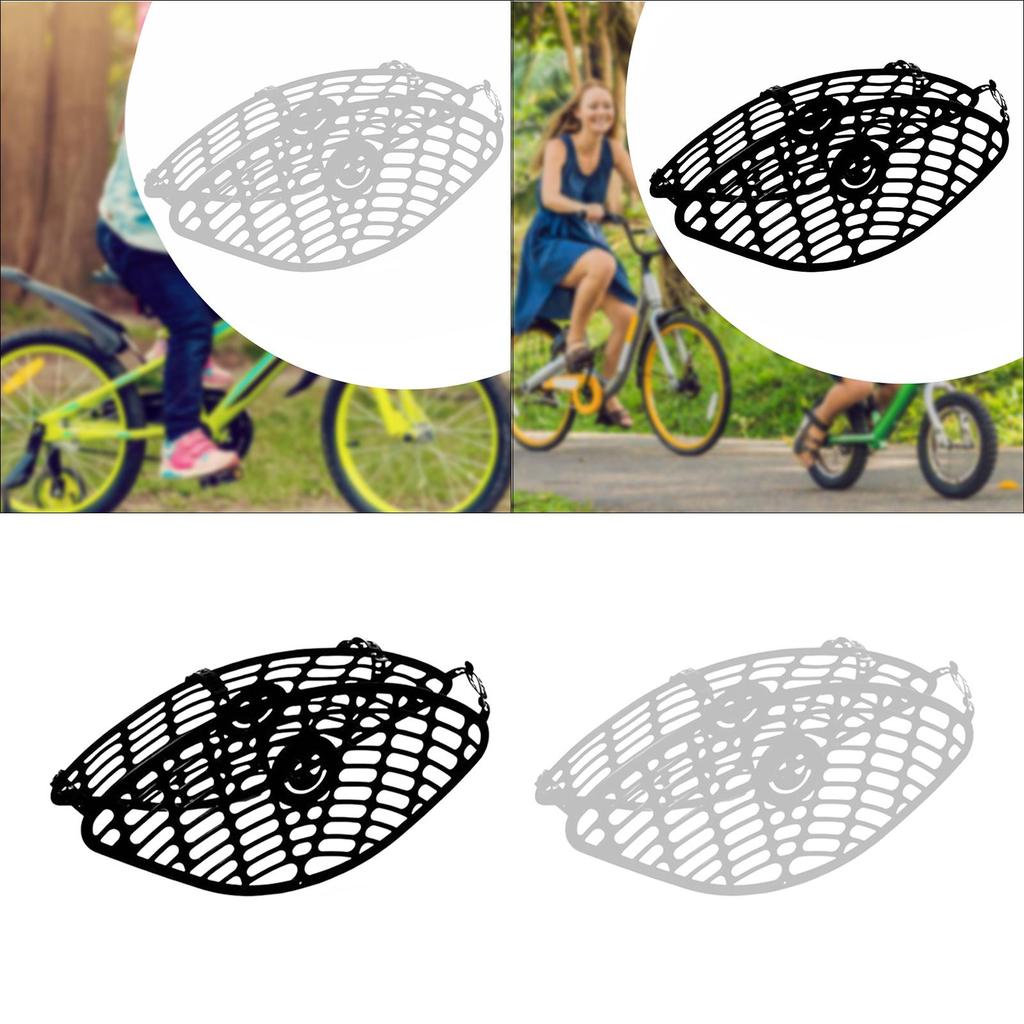 Bike Rear Wheel Net Foot Guard Protector Easy To Install Cycling Accessories