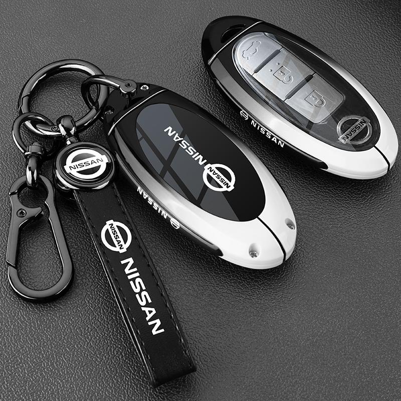3 4 Buttons Remote Key Case Cover Shell Fob Holder Keychain For Nissan X-trail T33 Qashqai J12 Teana Altima Ariya 2022 2023