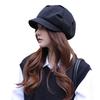 Womens Vintage Beanie Hat With Embroidered Letters For Winter Fashion And Face Slimming