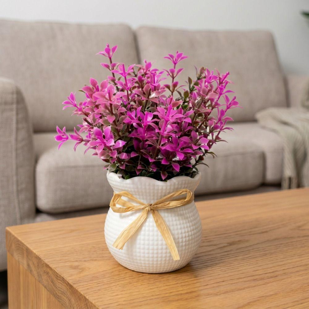Plastic Decorative Potted Plants Ornaments Simulation Plants Beauty Artificial Plants Home
