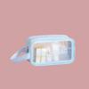 Large Capacity Waterproof Frosted PVC Toiletry Bag with Wet & Dry Separation