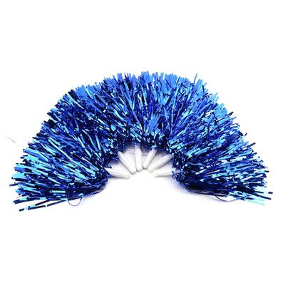 Pompones para animadoras, accesorios para fiestas, bailes deportivos (azul)