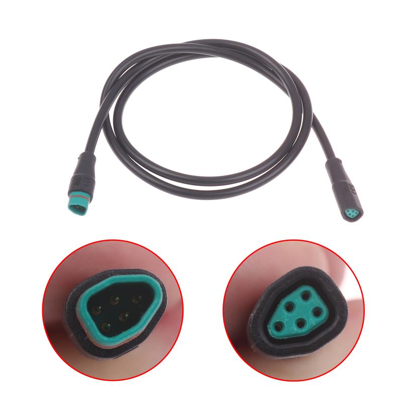 Ebike Display Extension Cable 5PIN Male Female Wire For BAFANG Display CAN Protocol DPC010 DPC080 Waterproof Extension Cord